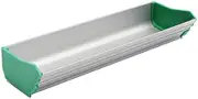 Screen Printing Emulsion, Aluminum Alloy Scoop Coater, Corrosion-Resistant, Durable, Double-Edge Aluminum, 16 Inches, Suitable for Screen Printing (Green)