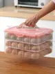 雞蛋盒一層/兩層冰箱用密封保鮮盒家用塑料廚房收納盒蛋托滿月包裝盒【步行者戶外生活館】