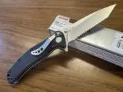 Kershaw ZING Knife 1735TST RJ Martin design Tanto Serrated Blade USA