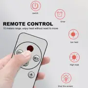 Wall Mounted Air Conditioner Mini Electric Heating Machine With RemotE CH
