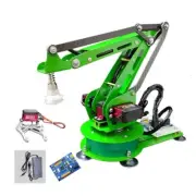 3DOF Robot Arm Mechanical Arm w/ Control Board + Power Adapter + Gripper