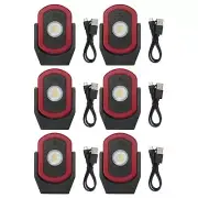 WorkStar Cyclops USBC Rechargeable LED Work Light Pack of 6 Lights