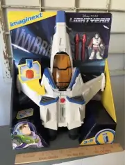 NIB Imaginext Disney Pixar Buzz Lightyear XL15 Spaceship Light & Sound Free Ship