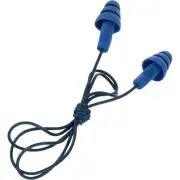 10 PR. 3M CORDED METAL DETECTABLE CONSTRUCTION EAR PLUGS NOISE REDUCTION NRR 25