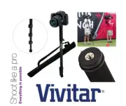 For Canon FS40 FS400 ZR960 Vivitar 67" Video Monopod With Case