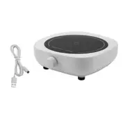 Magnetic Stirrer Mini Lab Stir Mixer Portable Stirrer Plate with Stir Bar 2L 4000RPM for Laboratory W/USB Cable White