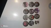 Motorhead 1" Button Pin (12 piece) set Heavy Metal Rock Lemmy Ace of Spades