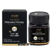 Hi Well Premium Manuka NEW ZEALAND Honey UMF20+ 250g (MGO830+)
