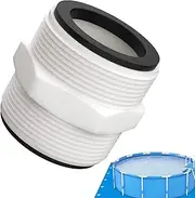 Pool Hose Extender, Pool Hose Adapter Replacement, Skimmer Plumbing Connection, Waterproof Extension Adapter for Ground Pool and Swimming Pool