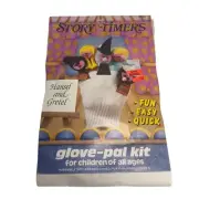 VTG NOS Finger Puppet Glove Set Hansel Gretel Bucillia Story Timer Glove Pal Kit