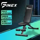 Finex Dumbbell Weight Bench FID Sit Up Bench Flat Incline Home Exercise Gym