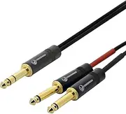 Premium Insert Cable TRS to Dual 1/4" TS - 2m