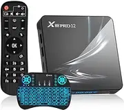 Android 11.0 TV Box, X88 Pro 12 4GB RAM + 64GB ROM RK3318 64Bits ARM Cortex-A53@ Up to 1.5 Ghz Supports 2.4G 5G Dual Wifi/4K/BT 5.0 /3D/USB 2.0/H.265 Smart TV Box,4gb+32gb