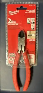 Milwaukee 48-22-6107 Rust Resistant 7 Inch Diagonal Wire Cutting Pliers