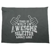 This Is What Awesome Solicitor - Funny Novelty Soft Sport Microfiber Towel