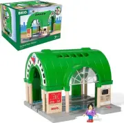 BRIO World Central Train Station for Kids Age 3 Years Up - Compatible with all B