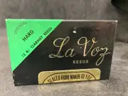 LA VOZ Bb CLARINET REEDS, STRENGTH HARD, BOX OF 12 REEDS, SEALED