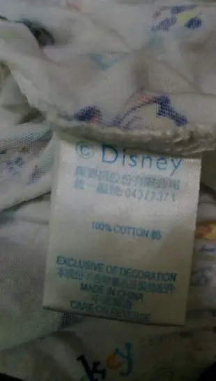 麗嬰房迪士尼二手純棉嬰兒連身服