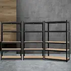 Giantz 3x1.8M Garage Shelving Warehouse Rack Pallet Racking Storage Shelf Black