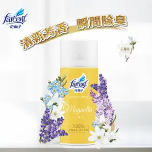 【花仙子】 噴霧飄香劑-檸檬香/紫羅蘭/玉蘭花(300ml)x8件組