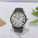 現貨二手 CARTIER 卡地亞 RONDE DE CARTIER 36MM 男士自動機械腕錶 W6700255