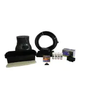 Large Savio Pond Free Waterfall Kit 15 x 20 PVC Liner 6,100 GPH Pump PVCPLS6