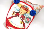 Anne Shirley Pillow Handmade Green Gables Girls Room Bedding Nursery Bed Decor
