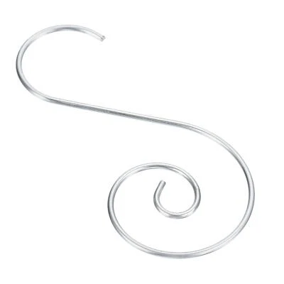 Christmas Ornaments Hooks 60 Pack S Shape Hooks Metal Hanging Silver Tone