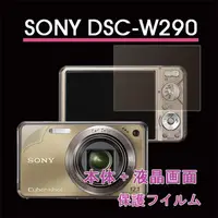 在飛比找PChome24h購物優惠-SONY DSC-W290二合一超值護體膜(機身+螢幕)