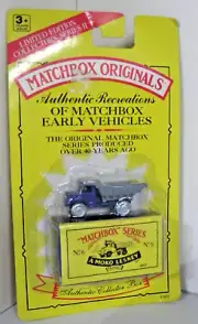 Matchbox Originals Authentic Recreations A Moko Lesney Product No. 6