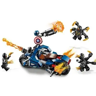 LEGO 76123 Captain America Outriders 超級英雄系列【必買站】樂高盒組