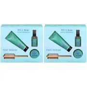 8pc Arome Ambiance Spa At Home Foot Rescue Cream/Scrub/Spray Set Mint Scent