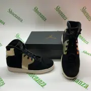 Nike Jordan Westbrook 0.2 E 921145 032 Black Gold Suede Sneakers Shoes Mens 11