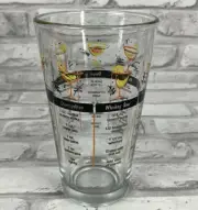 Cocktail Shaker Mixing Glass Barware Mixer Drink Recipe Libbey Vintage NEW