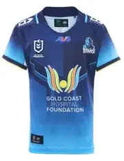 Gold Coast Titans 2025 NRL Kids Home Jersey Sizes 6-14 BNWT