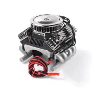 Simulate Car V8 Engine Motor F82 Motor Cooling Fan For 1/10 RC TRX4 SCX10 RC4WD
