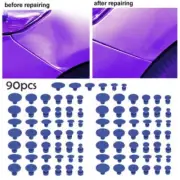 Pulling Tabs Paintless 18 Different Sizes 90pcs Dent Plastic Puller Removal