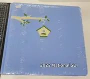 Creative Memories 2022 National Scrapbook Day 12x12 Hydrangea Blue Album Cover