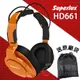 【公司貨附發票】送原廠袋轉接頭 Superlux HD661 監聽耳機 耳罩式耳機 封閉式專業監聽級耳機 舒伯樂 橘