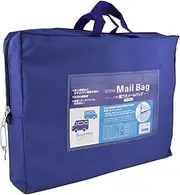 Sakura Crepas Unma11-B4#38 Document Case with Key Mail Bag Gusset, B4 Navy Blue