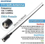 Soft Whip Dual Band Antenna For Baofeng UV5R 144/430MHz NA771 SMA Female 10W