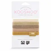 Kooshoo Certified Organic Blonde Hair Ties