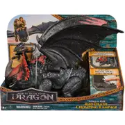 How To Train Your Dragon Movie Red Death Chomping Rampage Figure