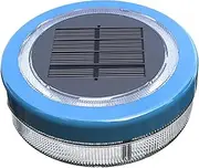 Ghjkldha Solar Pool Lights, IP68 Waterproof Floating Lights, Battery- LED Pool Lighting, Auto On Off for and Aboveground Pools, Night Swim Illumination, 11.6x2.5cm