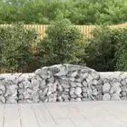 Arched Gabion Basket Corrosion Resistant Outdoor Fence Stone Retaining Wall Cage