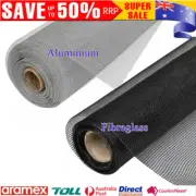 Aluminium/Fibreglass Mesh Flywire Insect Screen Door Window DIY Net Cages Fence