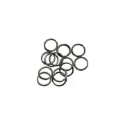 C.H. Hanson Spring Tempered Steel Key Rings Silver 100/Pack (337-40082)