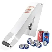 Aluminum Can Compactor White – 8/12/16OZ Metal Can Crusher Heavy-Duty Wall