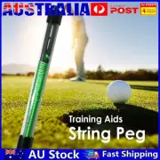 Golf Alignment Sticks Fiberglass Swing Putting String Pegs Training Aids AU