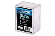 Ultra Pro 100 Count 2-Piece Clear Card Storage Box